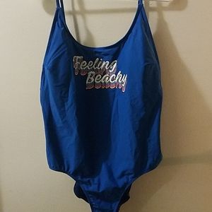 One piece bathing suit